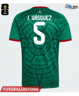 Günstige Mexiko Johan Vasquez #5 Heimtrikot WM 2026 Kurzarm